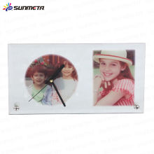 Sublimation Blank Glass Clock Photo Frame BL-11